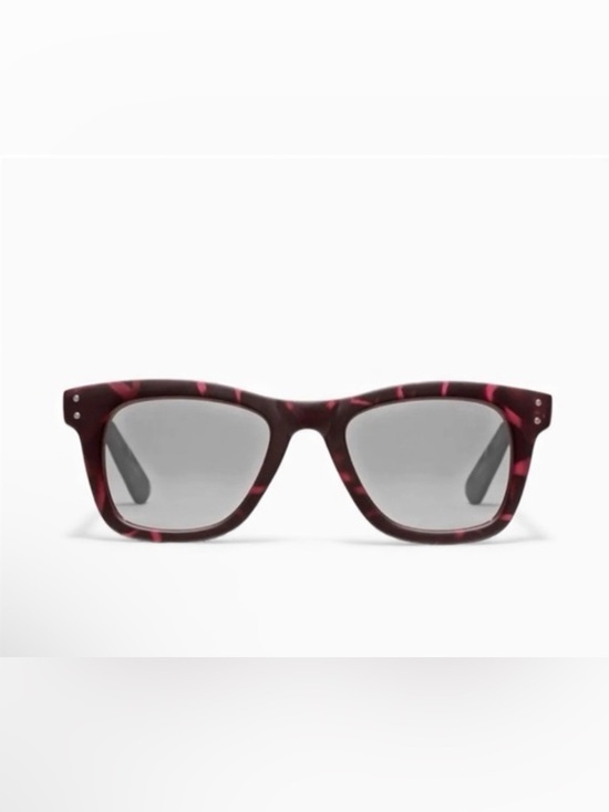New Komono sunglasses The Allen Beetroot Tortoise wayfarer reflective